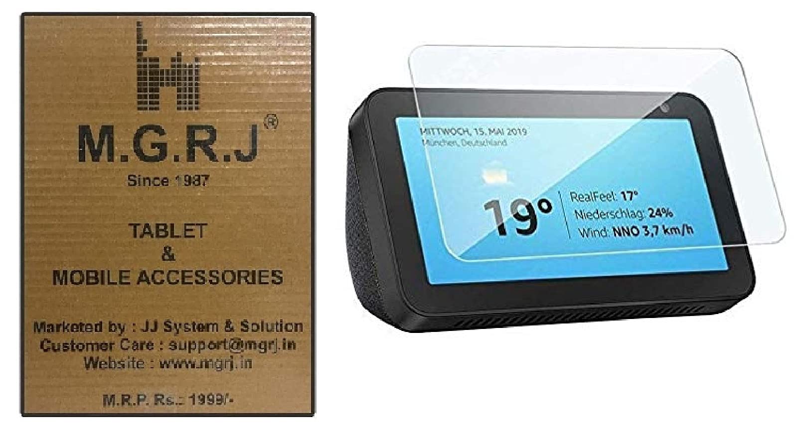 Amazon.in: Buy M.G.R.J® Tempered Glass Screen Protector Compatible